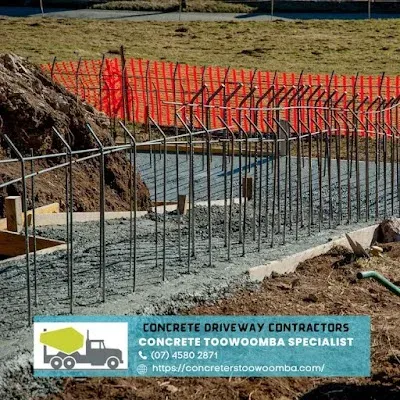concrete pfootpath laying