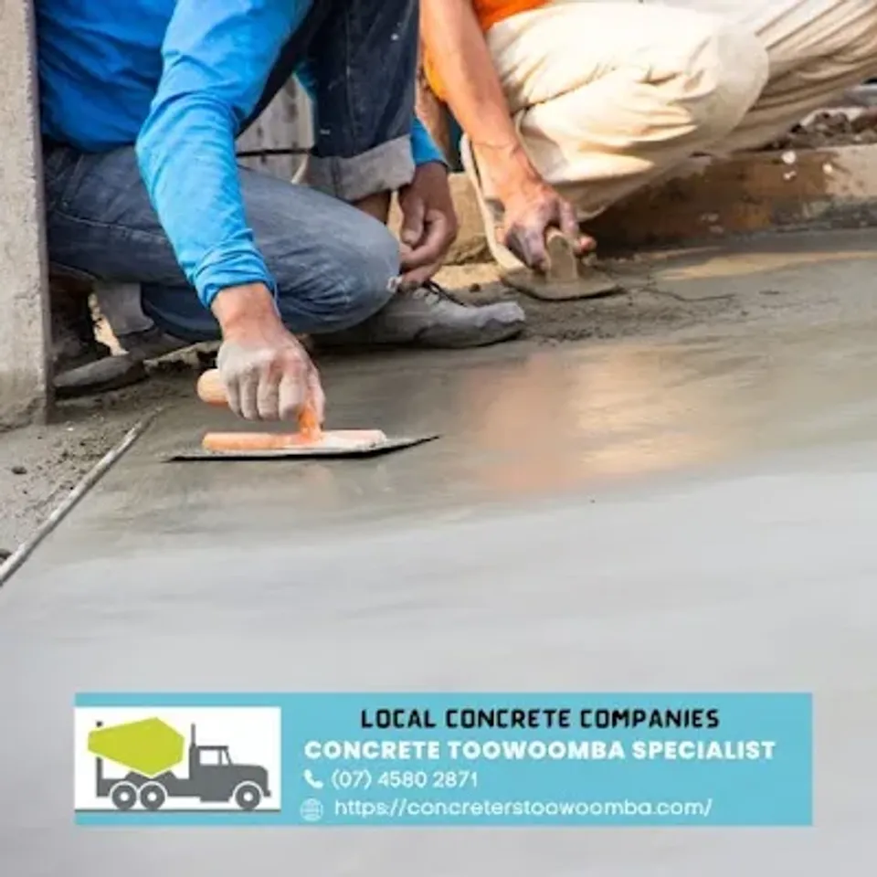 concrete work progress