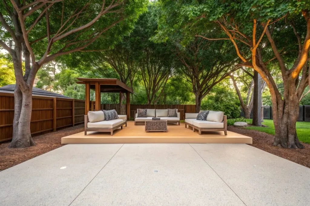 Period-appropriate concrete entertainment area for East Toowoomba heritage property