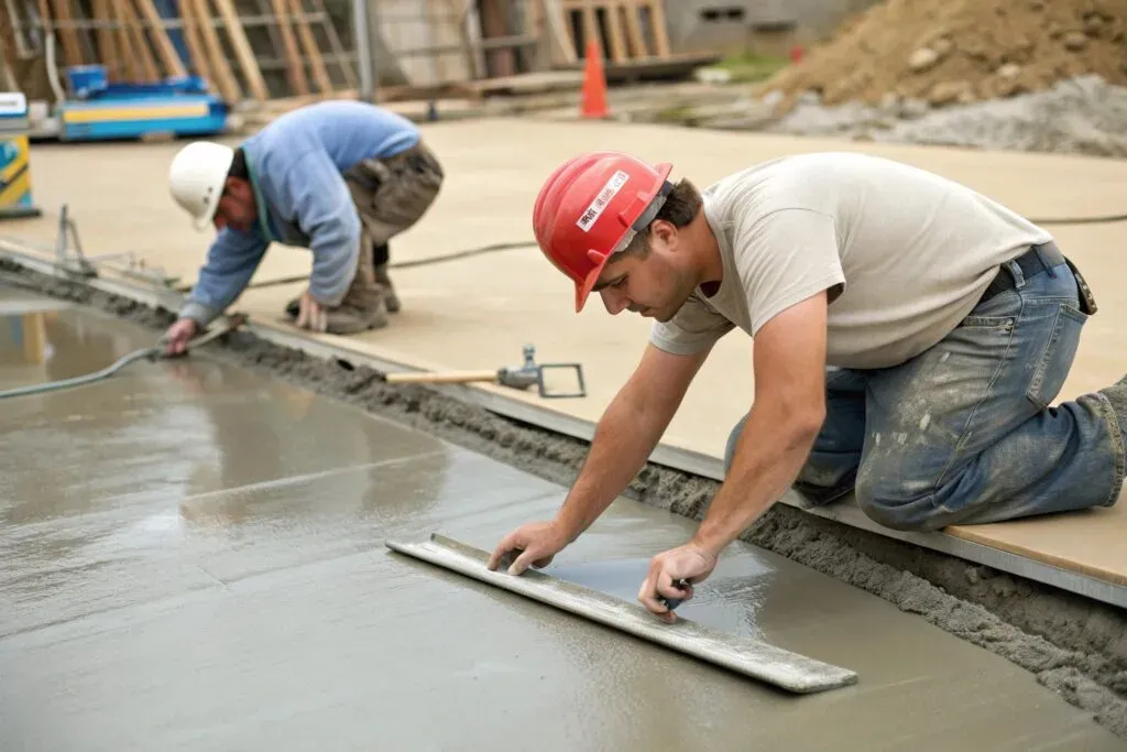 Expert concrete placement techniques for smooth driveway finish in Mount Lofty Queensland