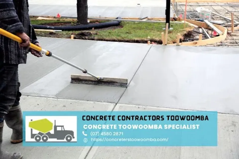 laying concrete