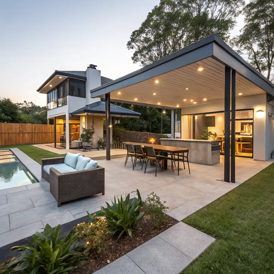 concrete patio